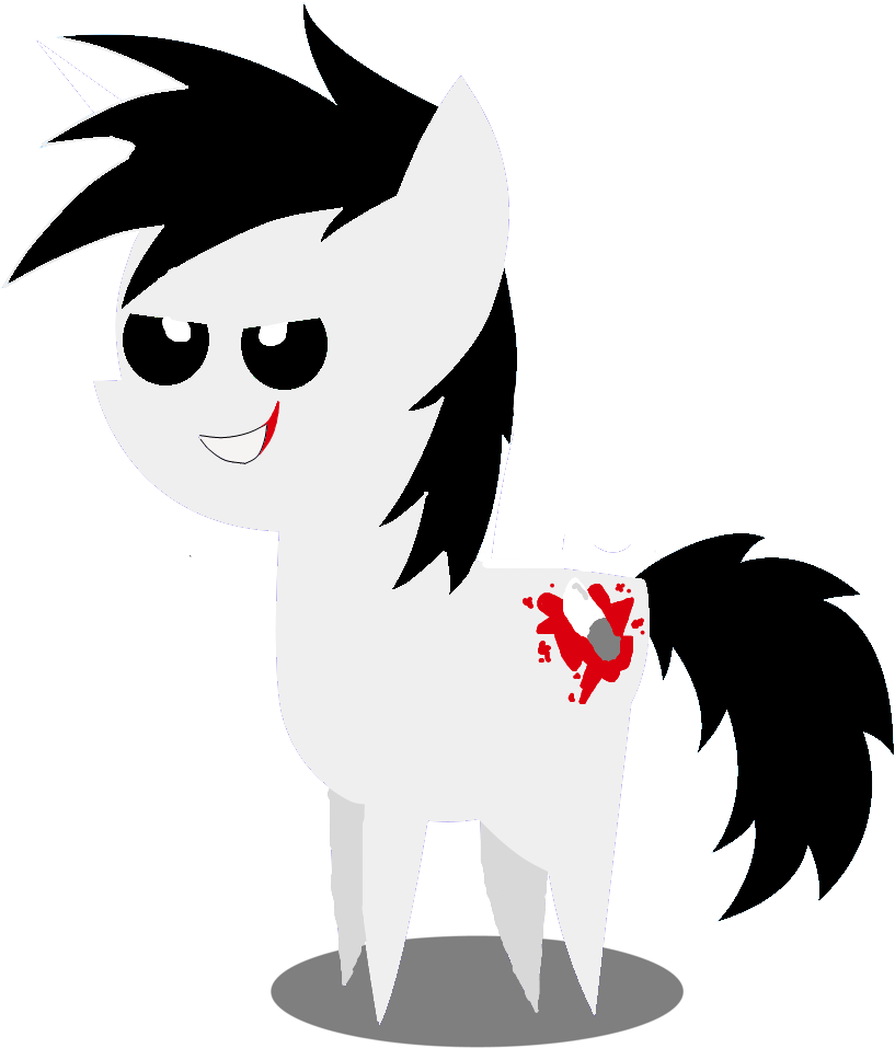 Bbbffjeff The Killer Pony By Inkkirby - Pony Jeff The Killer (831x961)