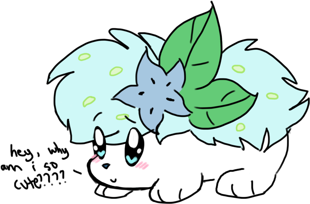 Shaymin Cutie By Cobalt-bow - Shaymin Cutie By Cobalt-bow (1024x733)