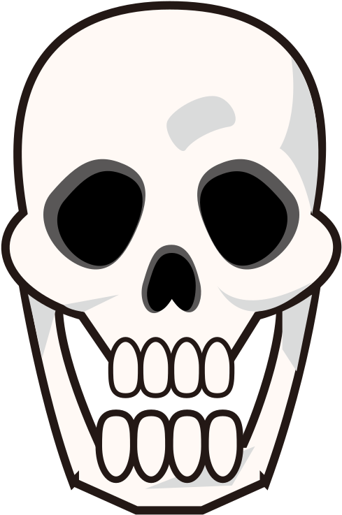 Phantom Open Emoji 1f480 - Skull (768x768)