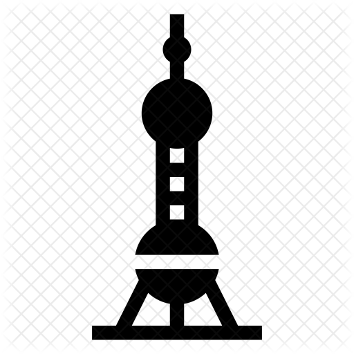 Shanghai Pearl Tower Icon - Shanghai Icon Png (512x512)