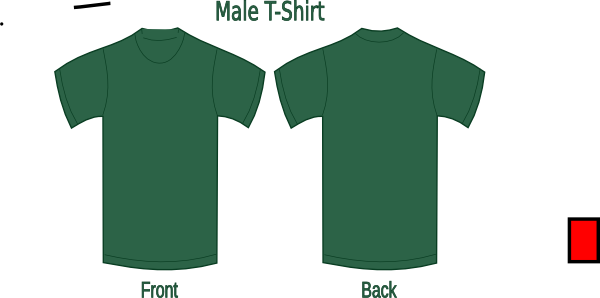 Blank T Shirt Clip Art Vector Online Royalty Free & - Navy Blue T Shirt Template (600x298)