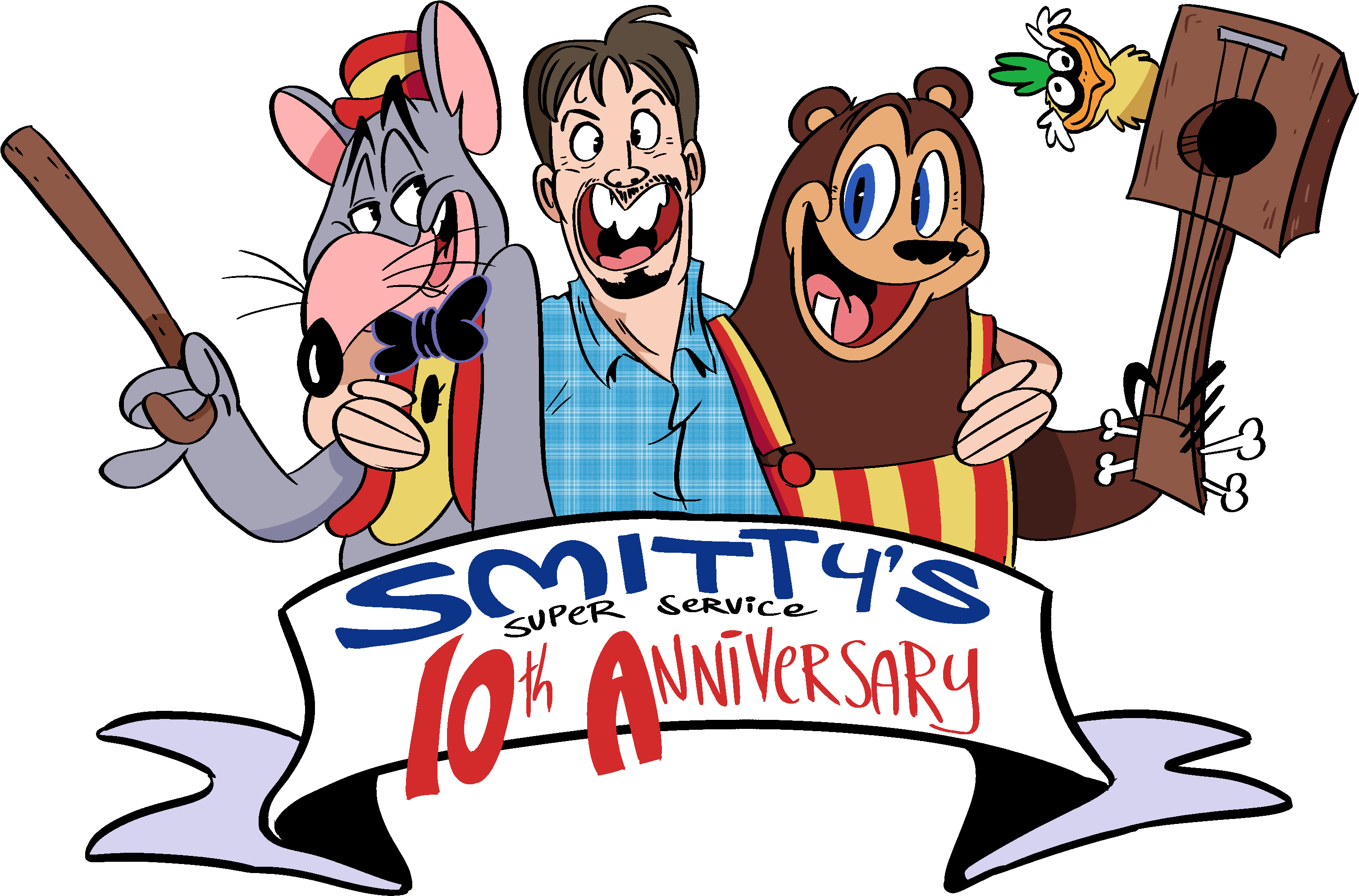 Explosions Clipart Rock - Smitty's Super Service Station (3300x2077)