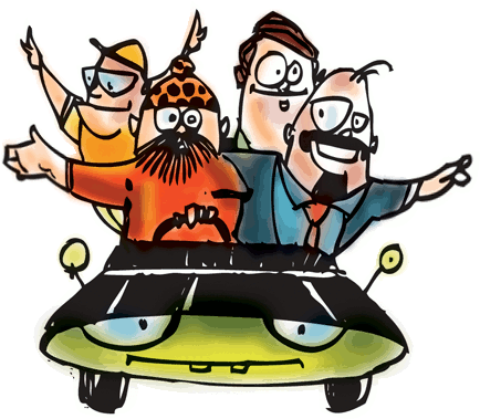 Car Pool Clip Art (500x440)