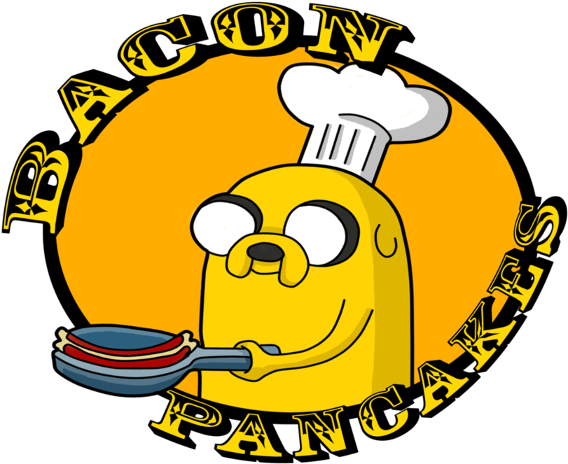 Bacon Pancakes By Maryanaluzardo - Bacon Pancakes Clipart (884x904)