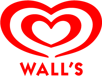 Heart Ice Cream Brand For Kids - Wall's Logo Free Vector (400x400)