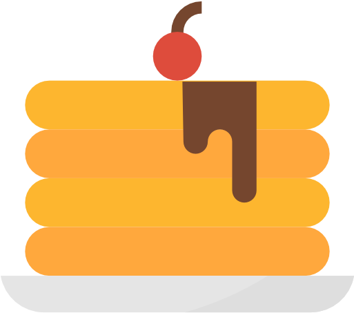 Pancakes Free Icon - Sign (512x512)