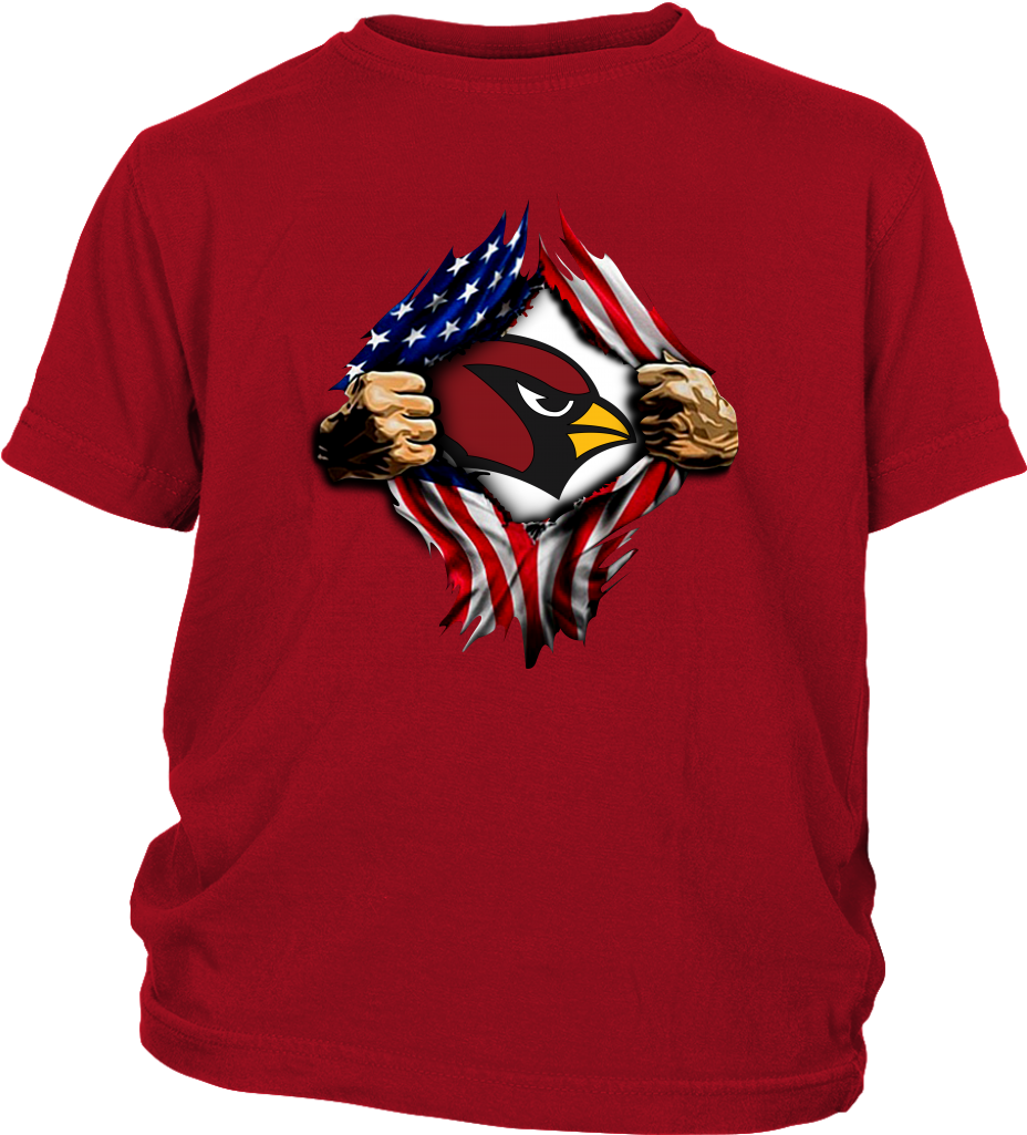 Arizona Cardinals Independence Day Football Shirts - Youth Tee Shirt, Bulldogdog, Bulldog Tshirt, Dog Owner (1024x1024)