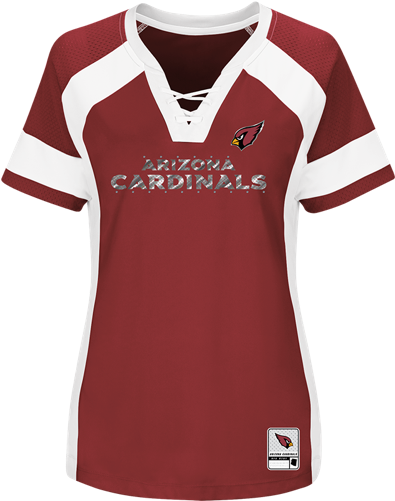 Nfl Arizona Cardinals Draft Me Majestic Tee - Philadalphia Eagles Majestic Womens Draft Me Lace-up (500x500)