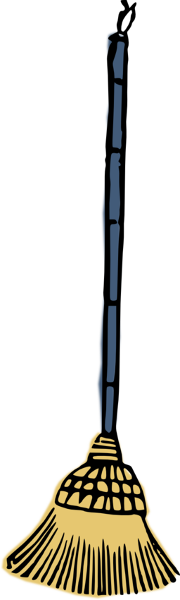 Broomstick - Clipart - Clipart Of Broom (256x850)