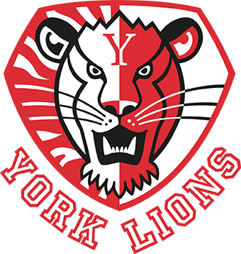 York University, - York Lions Logo (340x358)