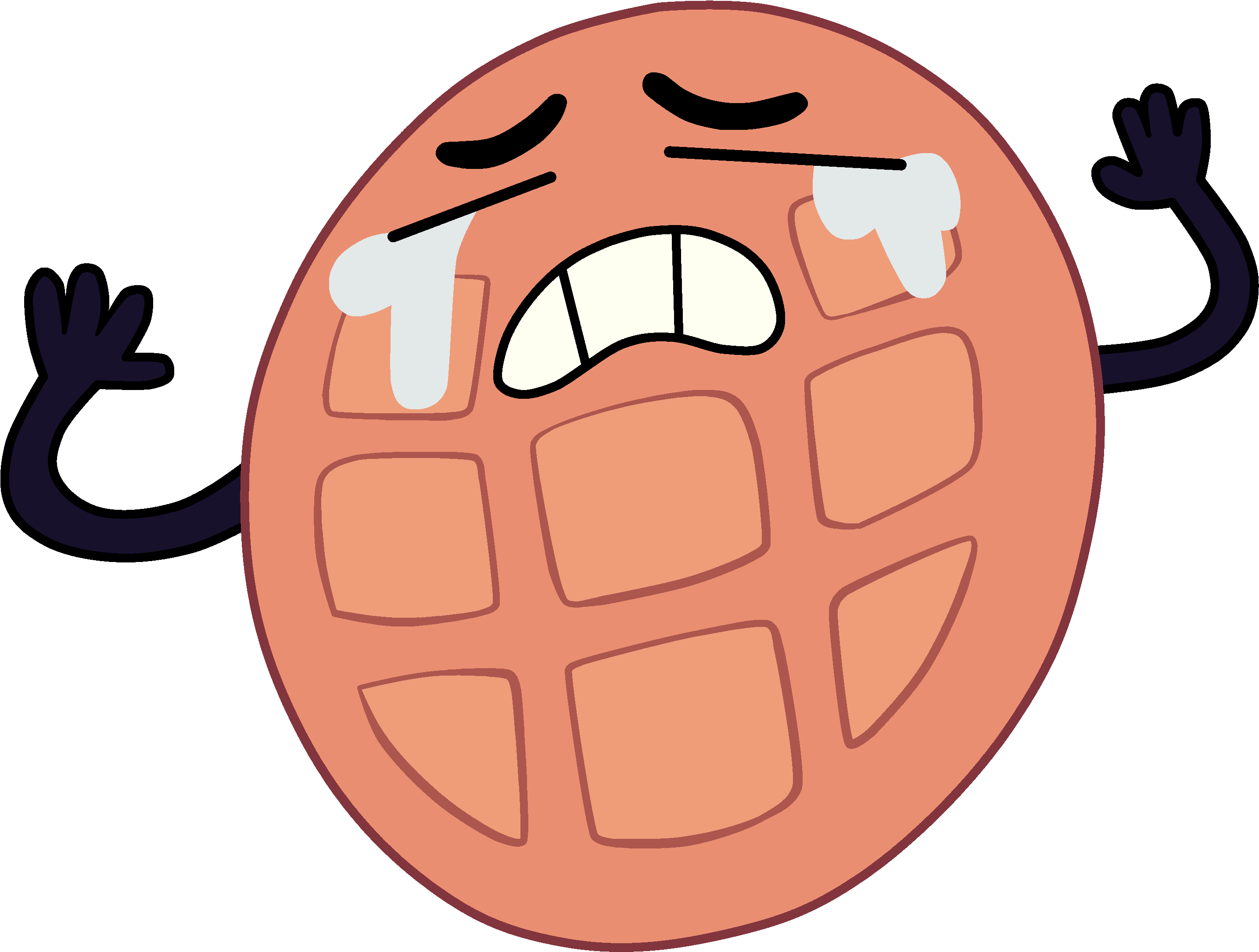 Crying Waffle Png - Crying Waffle Png (2999x2268)