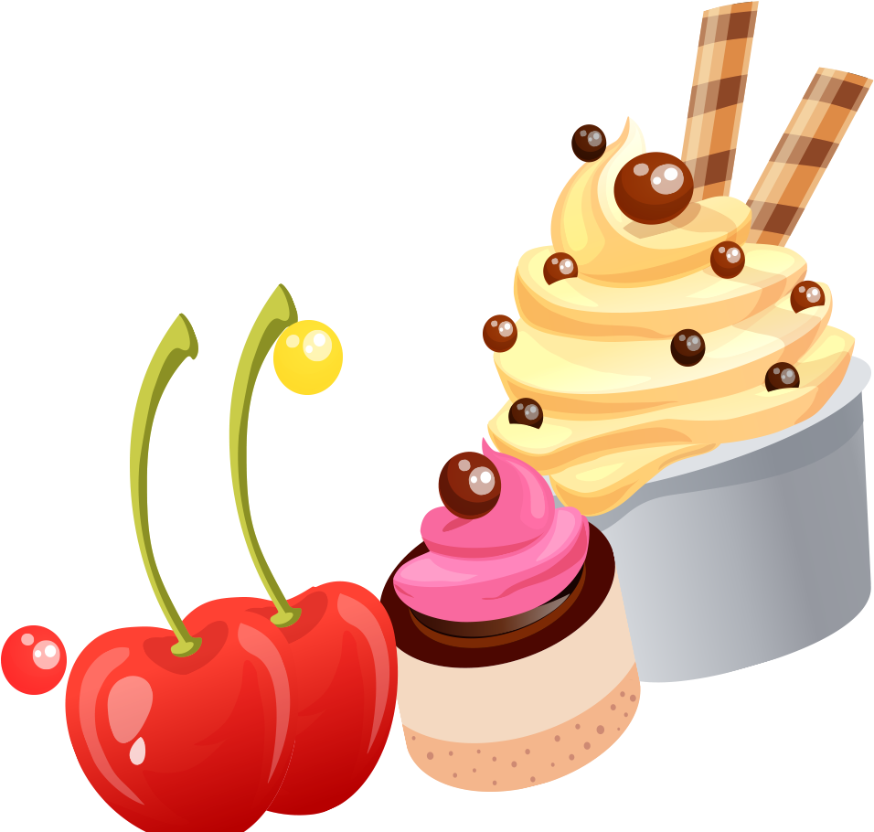 Ice Cream Waffle Fruit - Ice Cream (1130x909)