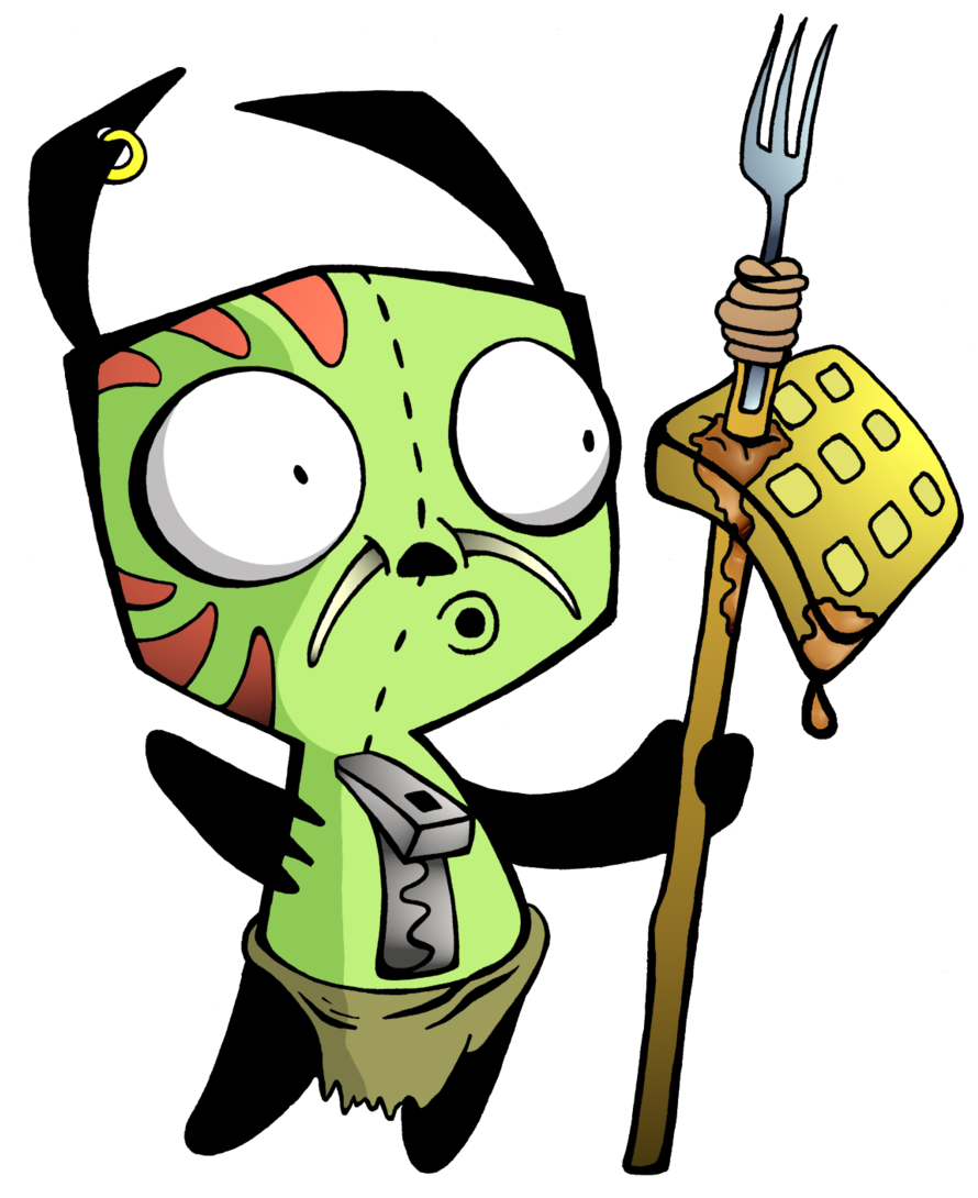 Me Hunt Waffle By Gorilla-ink - Cartoon (900x1098)