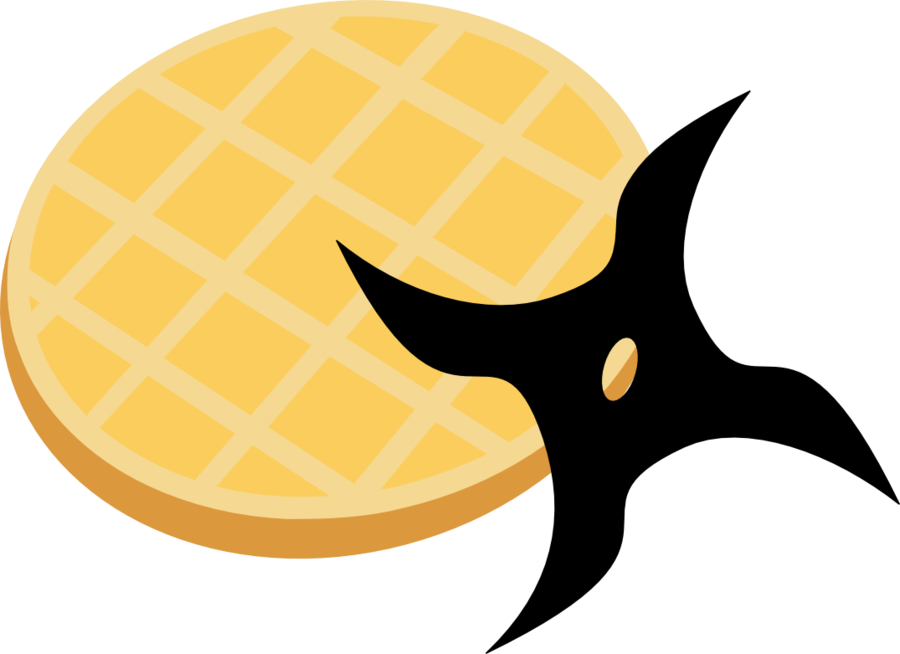 Waffle Shinobi's Cutie Mark By Doctor-discord - Mlp Waffle Cutie Mark (900x654)