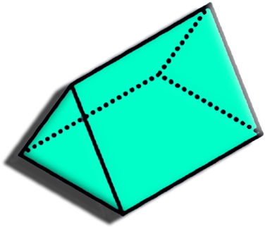 Common 3d Shapes - Drawing (414x352)