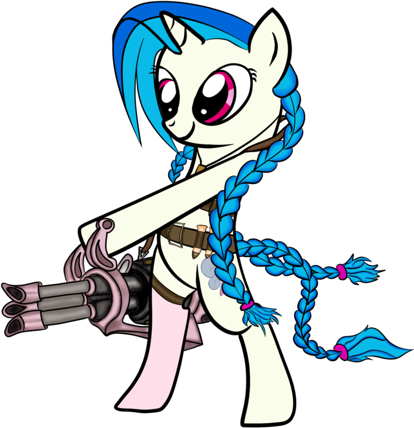 Jinx Ponified By B Waffle - Illustration (869x919)