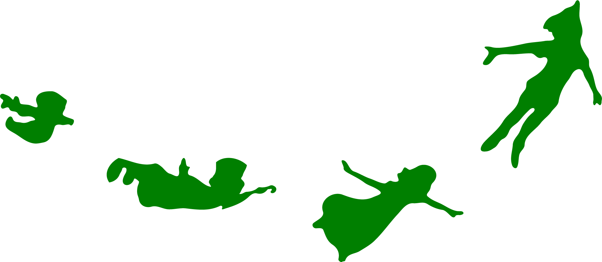 Clip Art Peter Pan Silhouette Clip Art - Die Would Be An Awfully Big Adventure (2011x877)