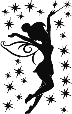 Pics For Gt Tinkerbell Silhouette Tattoo Marathon Tatts - Tinkerbell Silhouette Transparent (400x400)