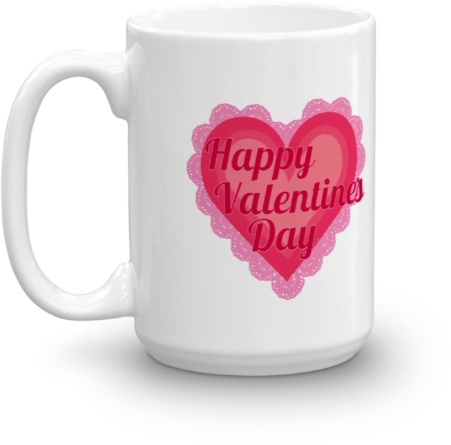“mom” With Heart Valentine's Day Mug - Mug (800x800)