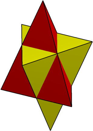 Compound Of Two Right Triangular Pyramids In Triangular - Cranger Kirmes 2018 Logo (320x443)