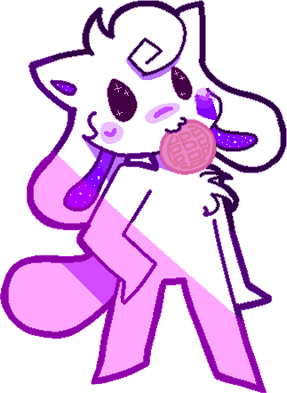 A Small Feline Dog That Loves Waffles By Kuiksa - Cartoon (323x442)