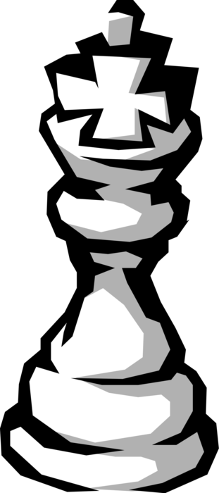 Vector Illustration Of Queen Chess Piece Game Of Chess - Imagens De Peças De Xadrez (311x700)