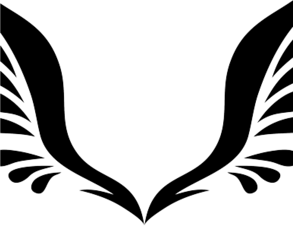Wings Clipart Simple Tribal Angel Wings Clipart Best - Angel Wings Graphic (1024x1024)