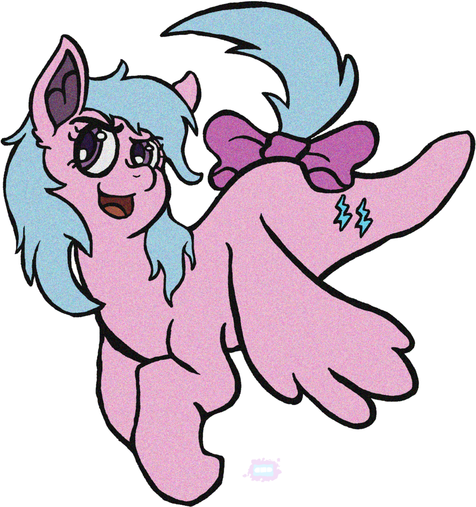 Moddie, Bow, Female, Firefly, Flying, G1, Head Turn, - Cartoon (1280x1022)