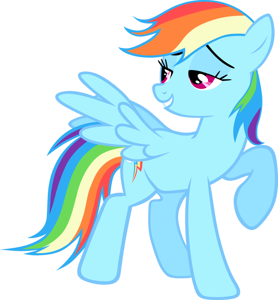 Cthulhuandyou, Bedroom Eyes, Rainbow Dash, Safe, Simple - Rainbow Dash (949x1024)