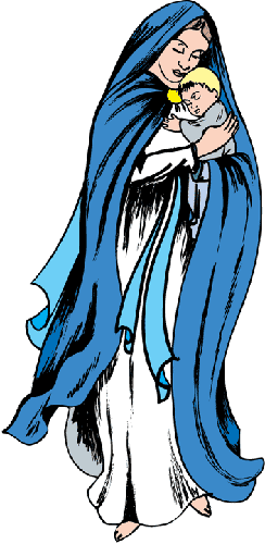 Mother Mary Clip Art (244x500)