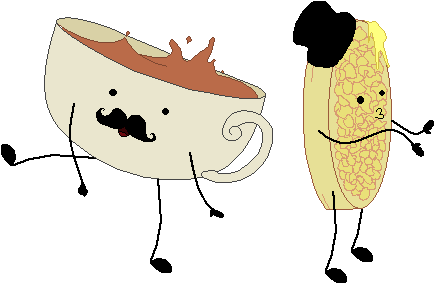 Tea Clipart Crumpet - Tea And Crumpets Png (471x341)