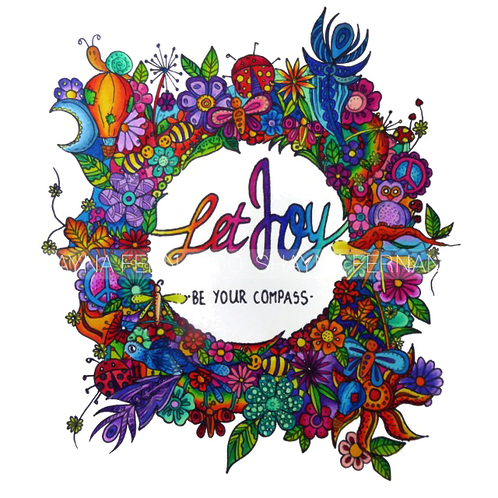 Let Joy Be Your Compass - Graphic Design (498x498)