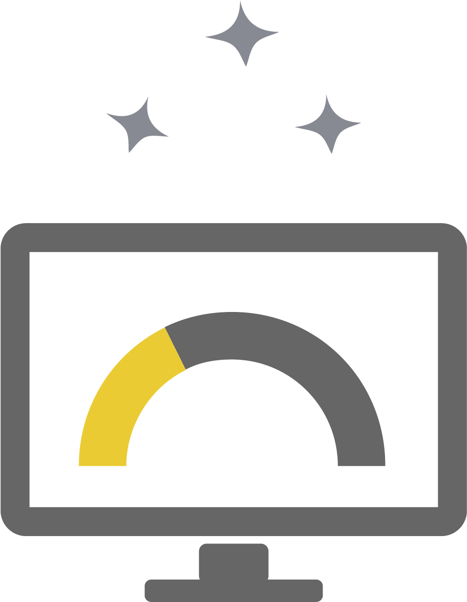 34 Hours Of Improved Application Performance - Computer Monitor (1250x1250)