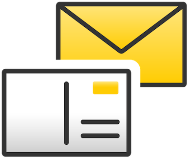 Почтовые Бланки / Ускорение - Email Box Sign (420x363)