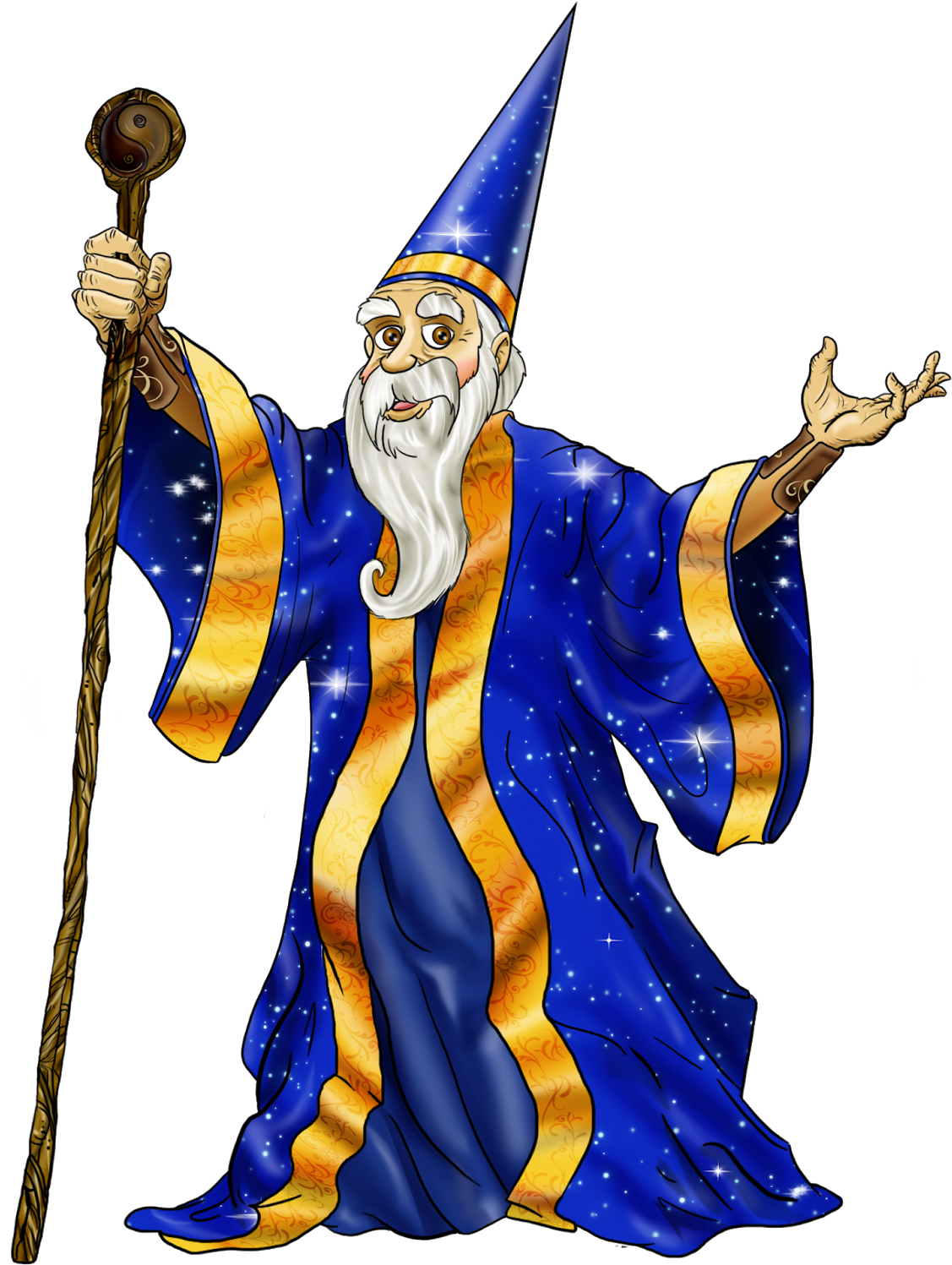 Imágenes De Magos - Wizard Png (1363x1600)