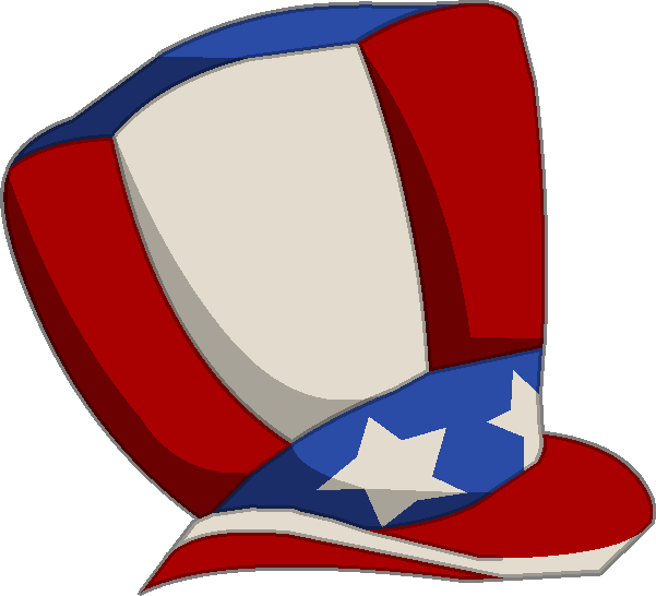 You Might Also Like - Uncle Sam Hat Png (601x546)
