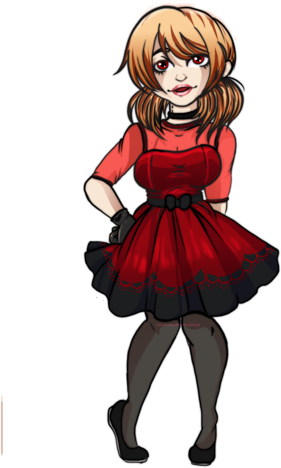 Seras Victoria In Red By Sushi-soda - Cartoon (774x1032)