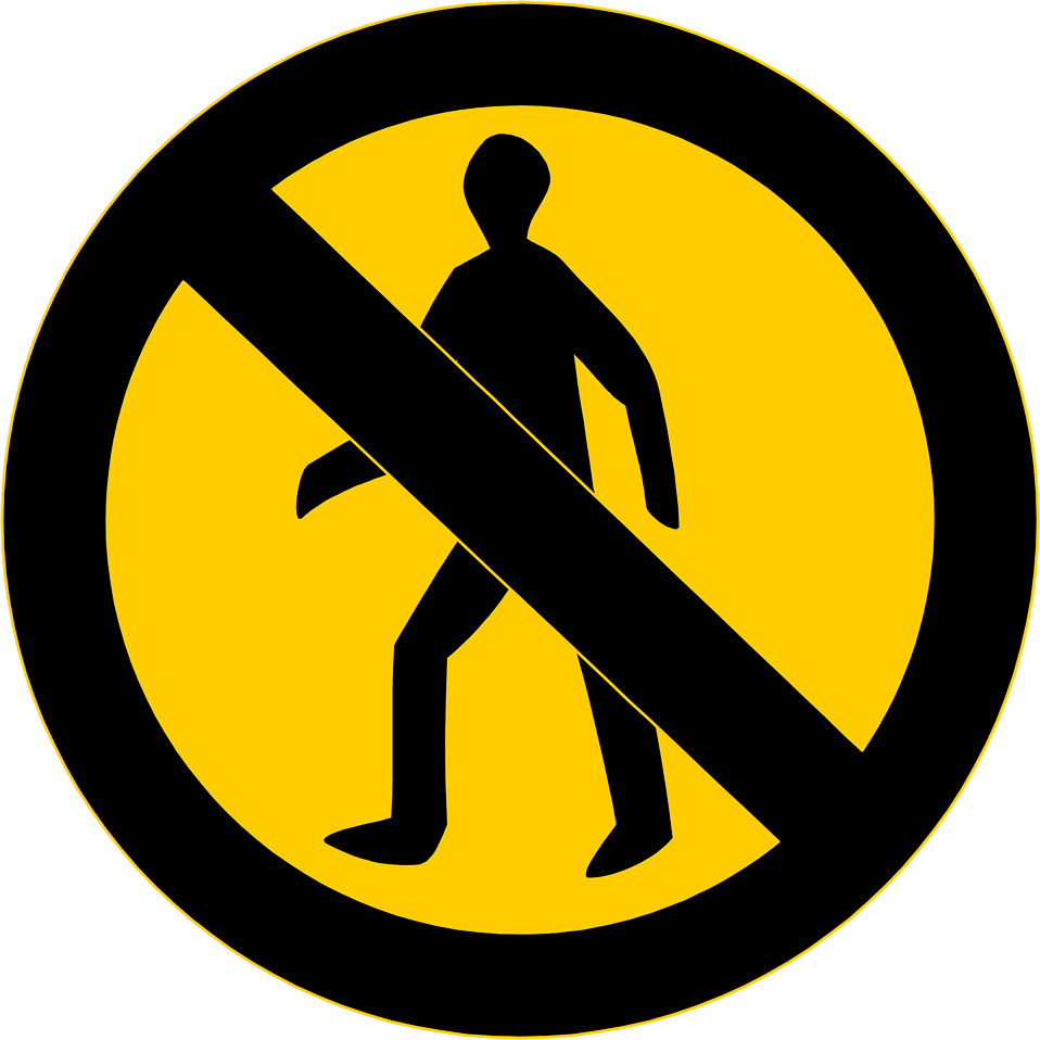 Illustration Of A No Entry Sign - No Entry Sign Free (1600x1600)