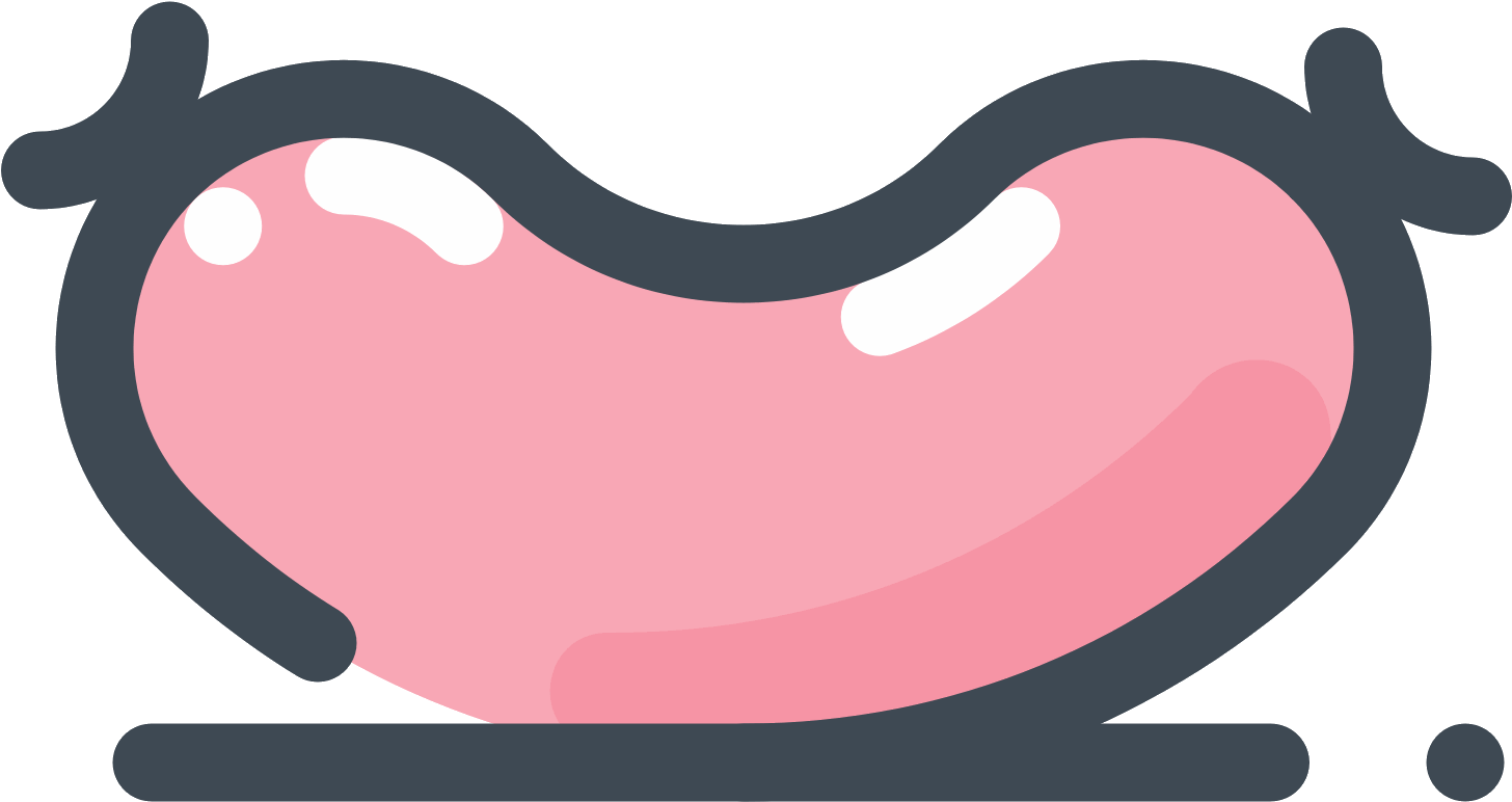 Sausage Icon - Cartoon Meat Png (1600x1600)
