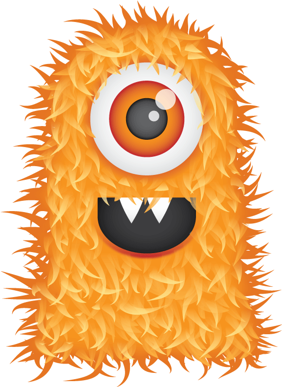 Free Cute Hairy Monster Clipart And Vector Graphics - Illustration (709x891)