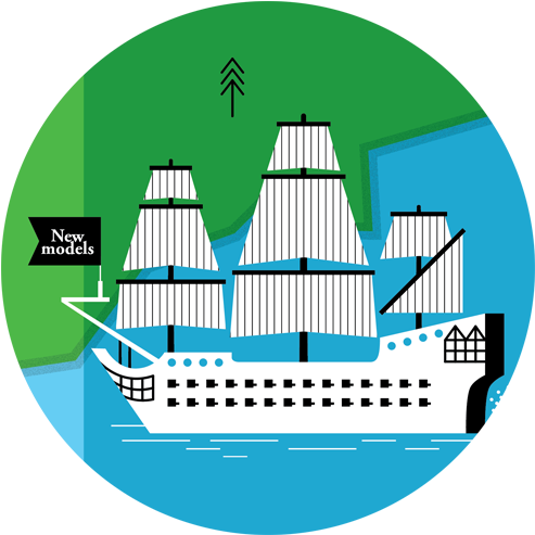 The Animation Shows How The Ships Managed To Manoeuvre - Graphic Design (758x492)
