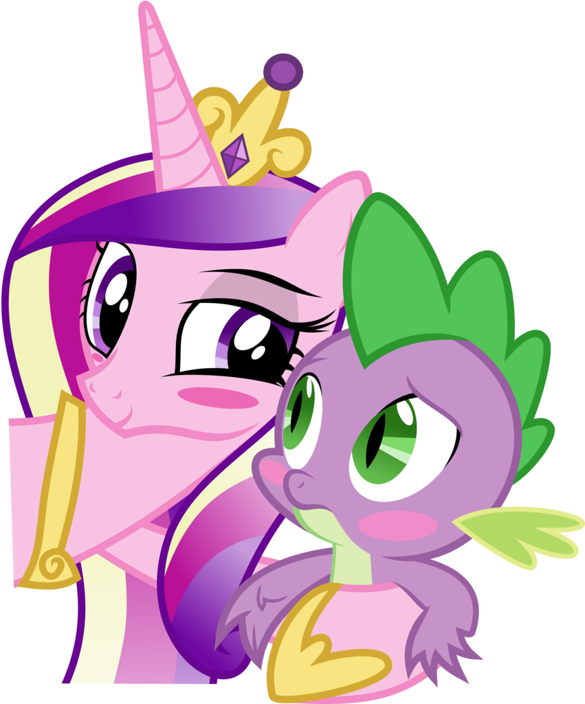 Sir Teutonic Knight, Blushing, Princess Cadance, Safe, - Cartoon (878x1024)