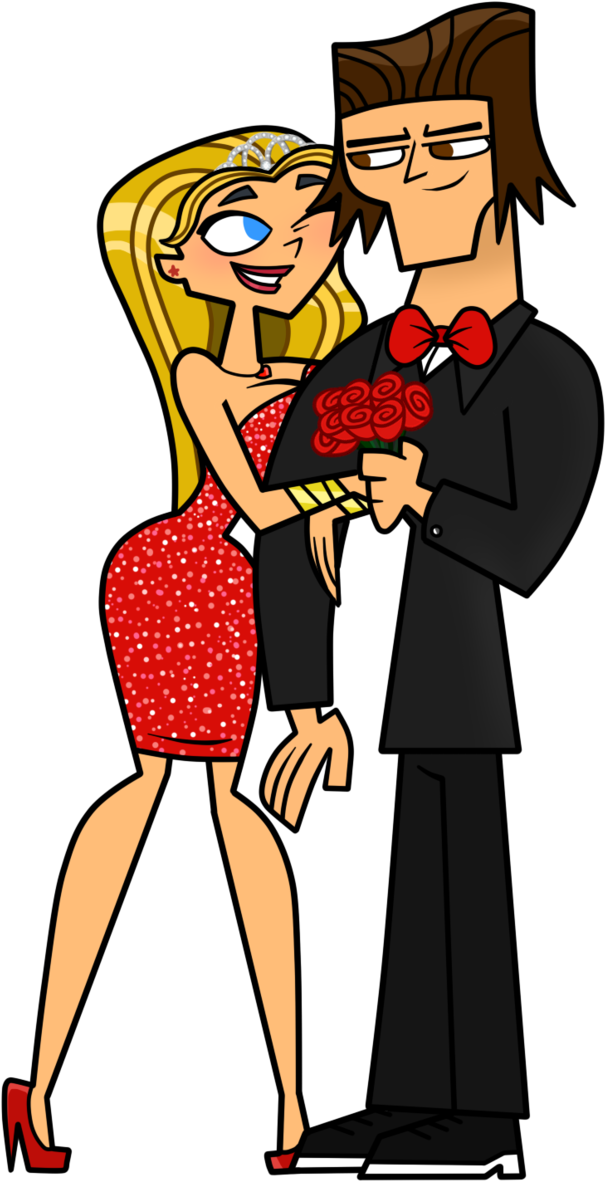 Lindsay And Tyler By Evaheartsart - Prom (664x1204)