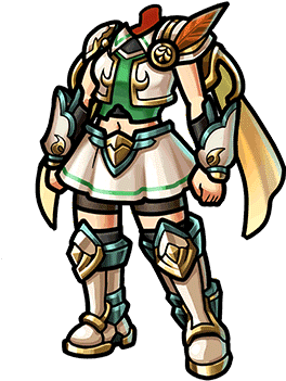 Gear-jade Cavalry Outfit Render - Cartoon (380x380)