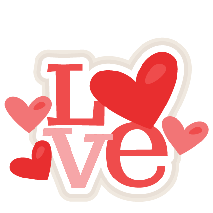 Love Title Svg Scrapbook Cut File Cute Clipart Files - Scalable Vector Graphics (432x432)