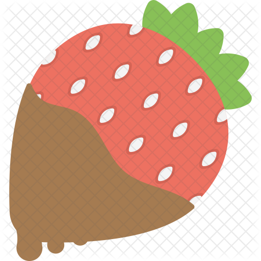 Strawberry Icon - Illustration (512x512)