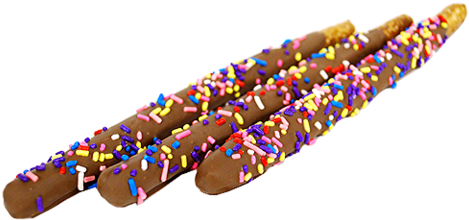 Pretzalicious Gourmet Milk Chocolate Covered Sprinkled - Pretzel (480x480)