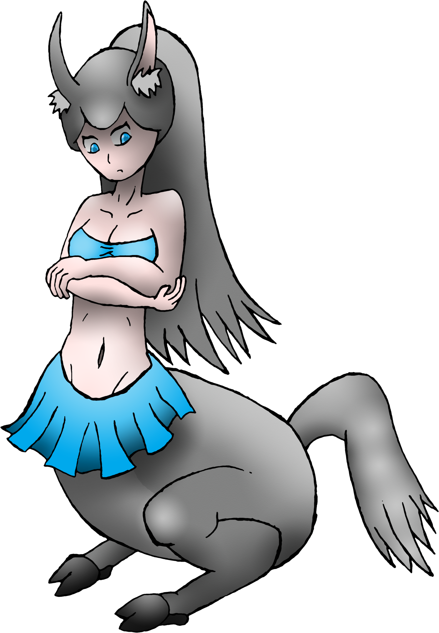 Onocentaur By Cyberkaku Onocentaur By Cyberkaku - Cartoon (1600x2176)