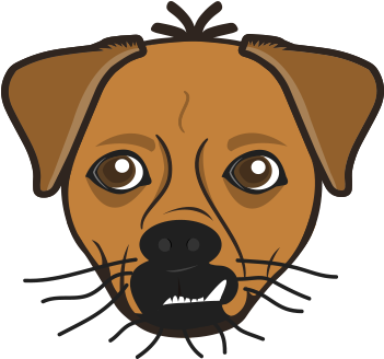 Tater Cakes Messages Sticker-1 - Companion Dog (350x350)