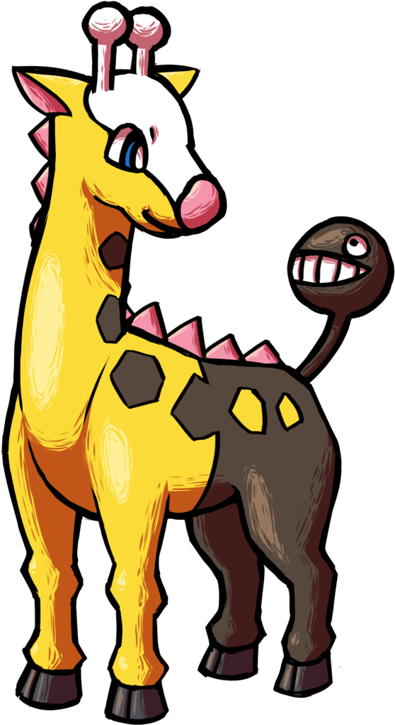 Gentle Girafarig By Red-flare - Pokémon (706x1132)